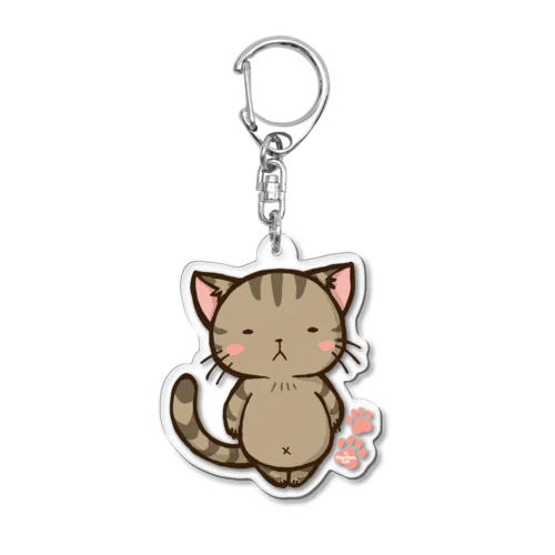 【なーな】のほほんネコさん【猫アクリルキーホルダー】 Acrylic Key Chain