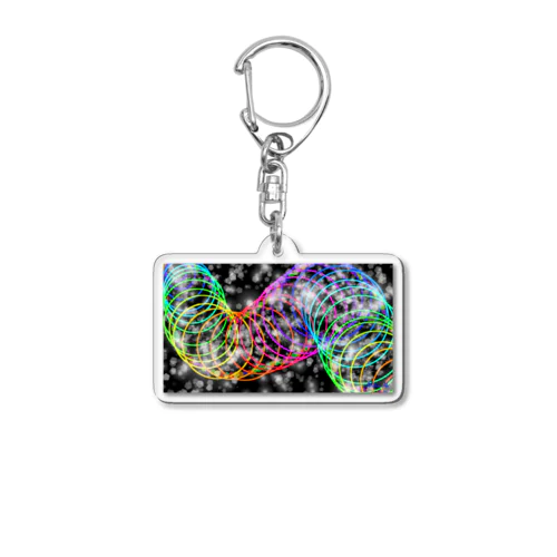 幸運の蛇ーLucky Snake Acrylic Key Chain