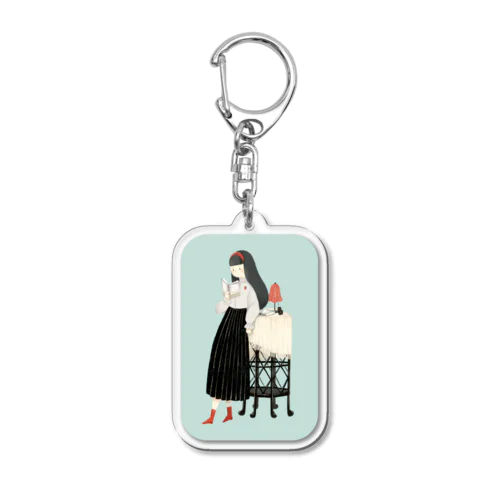 読書 Acrylic Key Chain