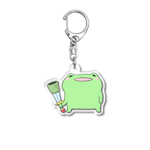 かえるのけろと伝説の湯飲み Acrylic Key Chain