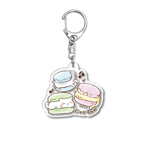 にゃかろん。アクリルキーホルダー Acrylic Key Chain