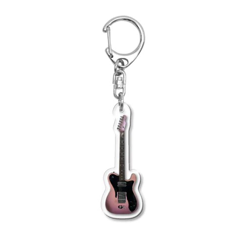 Telecaster Custom Sakura Acrylic Acrylic Key Chain