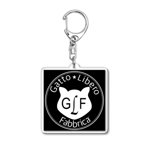 GattoLiber Fabbricaマルロゴ Acrylic Key Chain