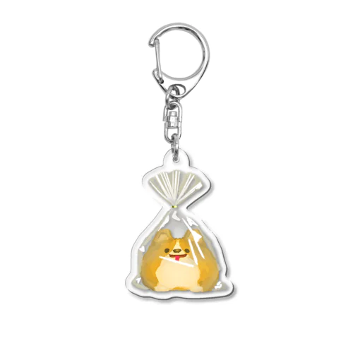 CORGI BREAD Acrylic Key Chain