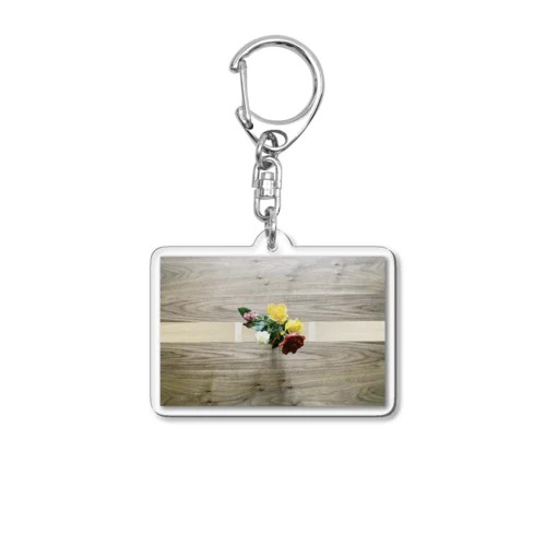 rose Acrylic Key Chain