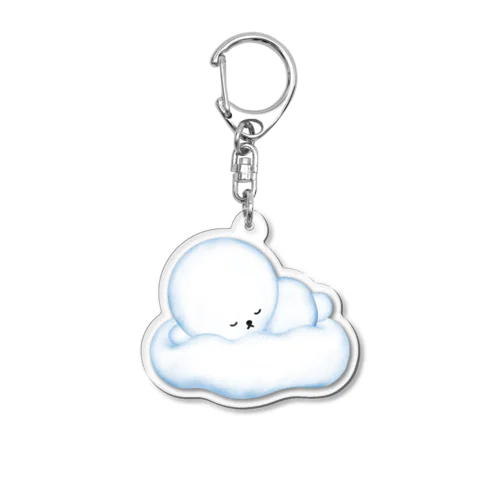 くもいぬちゃん Acrylic Key Chain