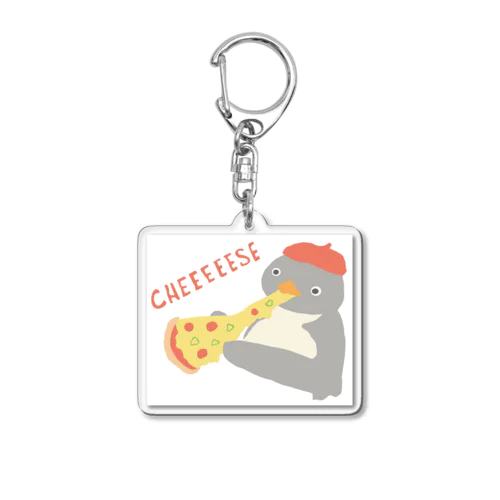 CHEEEEESE PIZZA Acrylic Key Chain