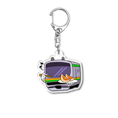 宇都宮線(ぎょうざ) Acrylic Key Chain