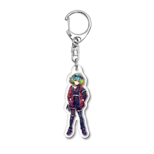 2023ねこかつメインビジュアル Acrylic Key Chain