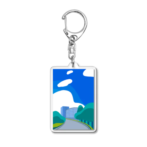 CITY Acrylic Key Chain