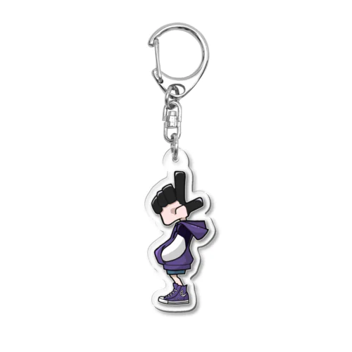 ハンドサイン4 Acrylic Key Chain