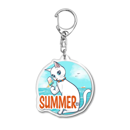 SUMMER Acrylic Key Chain