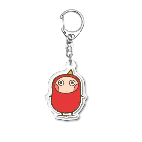 おにだるちゃん赤 Acrylic Key Chain