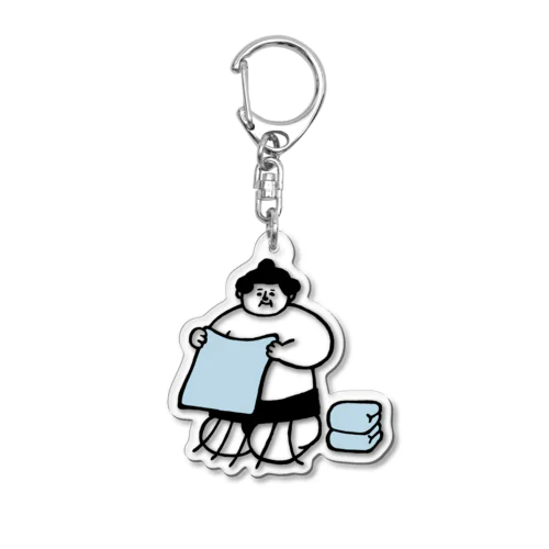 おはぎやまアクリルキーホルダー せんたく Acrylic Key Chain