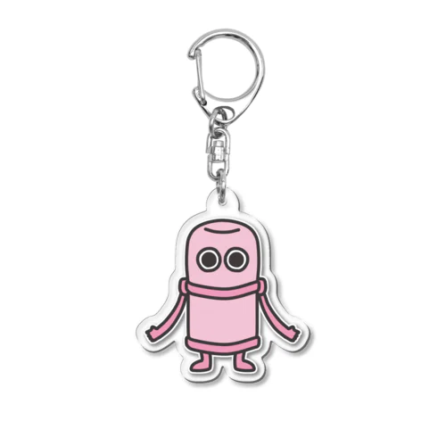 水筒ロボット２号 Acrylic Key Chain