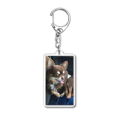 愛犬のラッキー🐶 Acrylic Key Chain