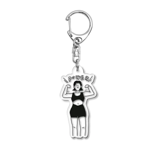 POWERちゃん Acrylic Key Chain