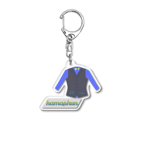 ラーフルスーツ（青） Acrylic Key Chain