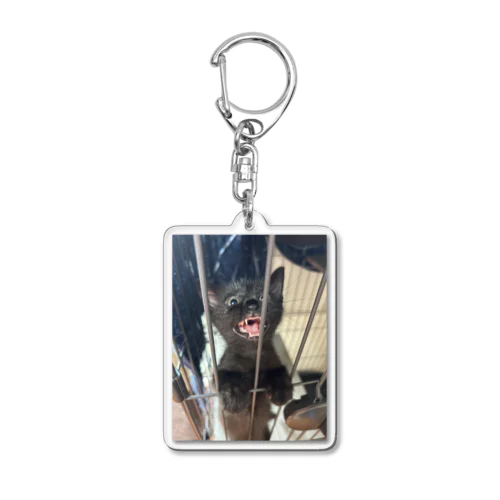 吠えてるおはぎ Acrylic Key Chain