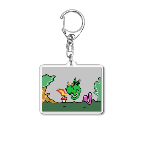 小さなドラゴン Acrylic Key Chain