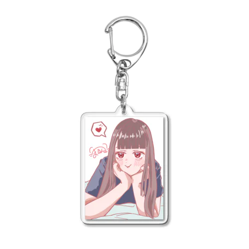 まるん。の描き下ろしグッズ Acrylic Key Chain