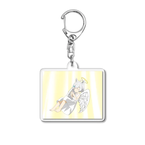 猫天使ちゃん Acrylic Key Chain