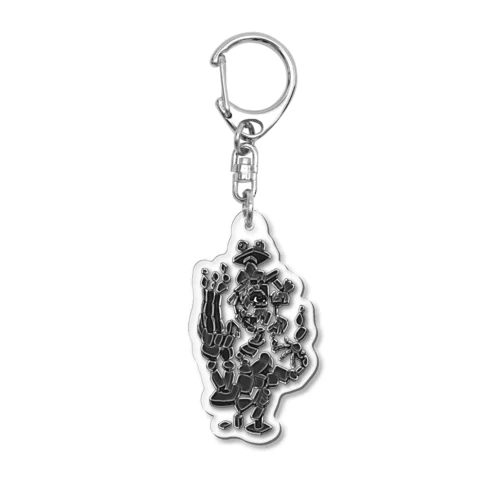 Hematite カエルが本体 Acrylic Key Chain