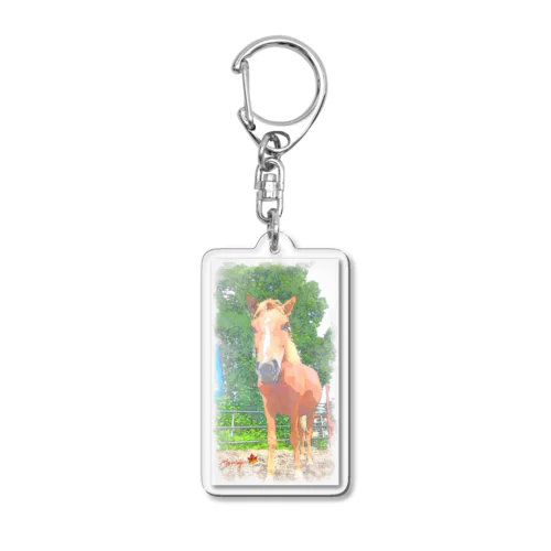 ポニーのもみじさん Acrylic Key Chain