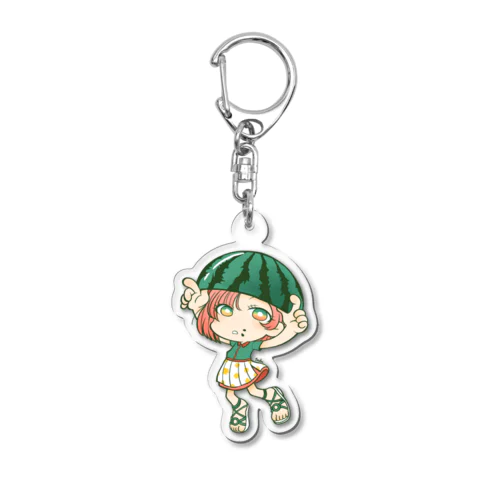 スイカちゃん Acrylic Key Chain