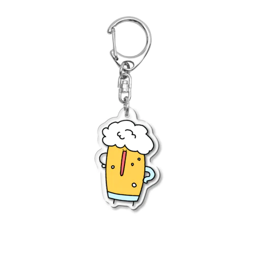 びーるのまいける Acrylic Key Chain