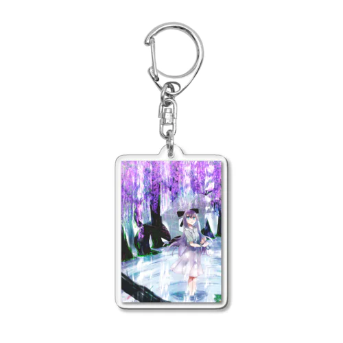 梅雨の始まり Acrylic Key Chain