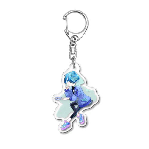 BLUE BOY Acrylic Key Chain