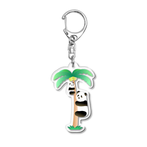 ヤシの木に Acrylic Key Chain