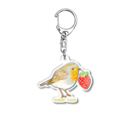 ロビンいちご泥棒 Acrylic Key Chain