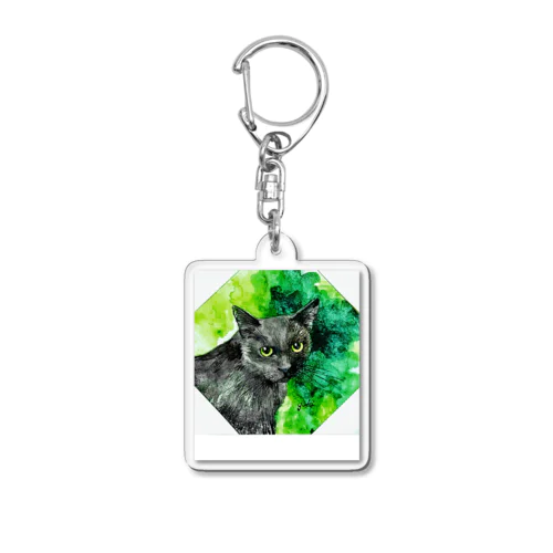 黒恵 Acrylic Key Chain