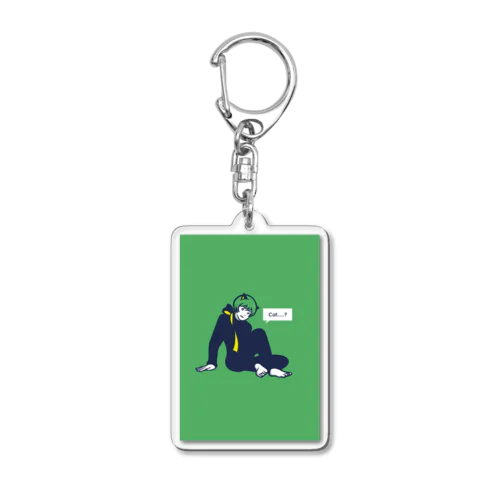 Cat…..? Acrylic Key Chain