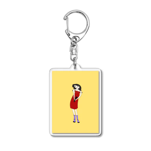 スナック波風の看板娘・かよちゃん Acrylic Key Chain