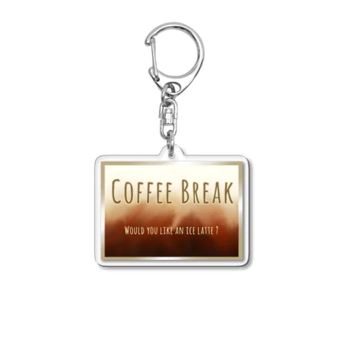 Coffee Break -ice latte- アクリルキーホルダー