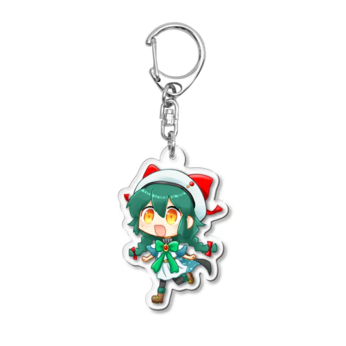 v2緑髪ちゃん(緑髪ちゃんズ) Acrylic Key Chain