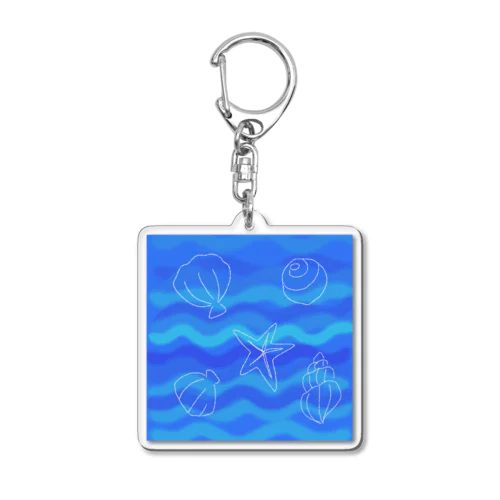 夏の海 Acrylic Key Chain