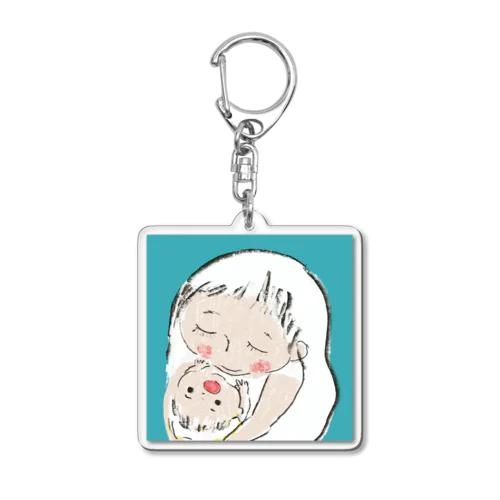 お母さんと赤ちゃん♡ Acrylic Key Chain