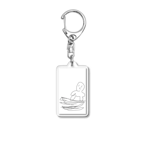 ノリノリサーフィンくん Acrylic Key Chain