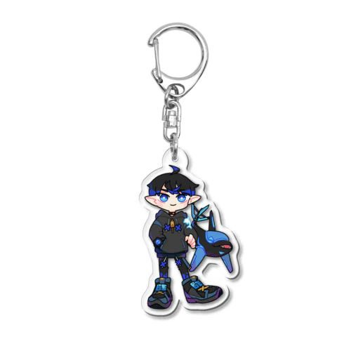 BLUE ECHOES OdinX Acrylic Key Chain