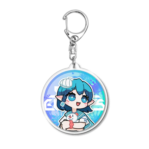 BLUE ECHOES ポンだるまアイコン Acrylic Key Chain