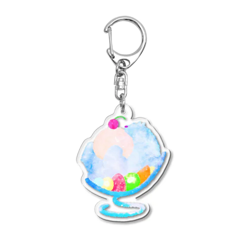 しろくまさん Acrylic Key Chain