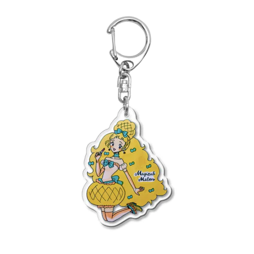 メロンパンの魔法少女 Acrylic Key Chain