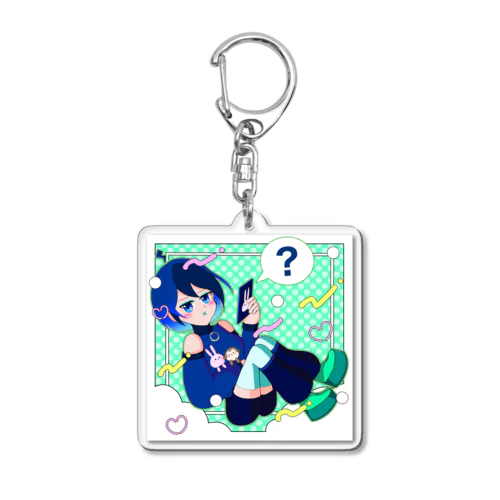 圏外 Acrylic Key Chain