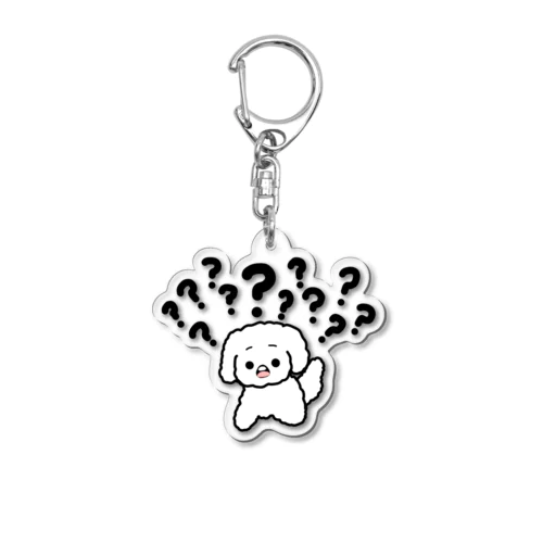 はてな犬 Acrylic Key Chain