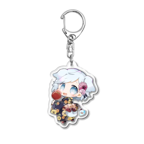 しおまる。夏祭り_B Acrylic Key Chain