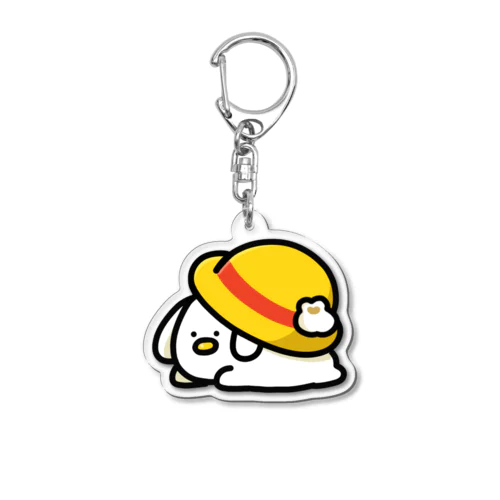 じわるアバターグッズ8🍿むぎわらうさぎ🐇👒 Acrylic Key Chain